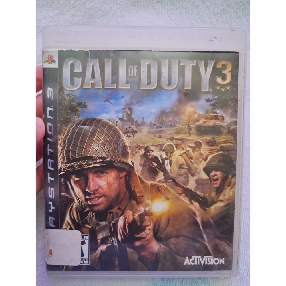 Call of Duty 3 Sony PlayStation 3 PS3 Activision‎ 2006 WWII Shooter BLUS-30012